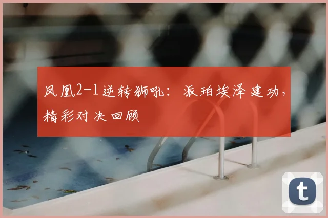 凤凰2-1逆转狮吼:派珀埃泽建功,精彩对决回顾